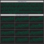 Maillot de baseball noir authentique Kelly Green, deux couleurs personnalisées Maillot de baseball noir authentique Kelly Green, deux couleurs personnalisées