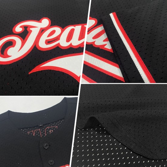 Maillot de baseball personnalisé authentique rétro rose-aqua noir en maille Maillot de baseball personnalisé authentique rétro rose-aqua noir en maille