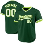 Maillot de baseball authentique vert, blanc et fluo Maillot de baseball authentique vert, blanc et fluo