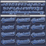 Maillot de baseball personnalisé rétro bleu royal-blanc marine authentique
