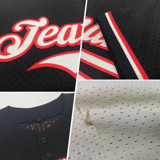 Maillot de baseball personnalisé en maille marron authentique crème rétro Maillot de baseball personnalisé en maille marron authentique crème rétro
